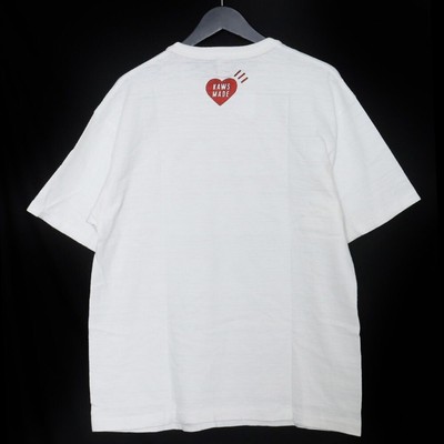 Human made x kaws graphic T-shirt #1 White Mens XL | eBay