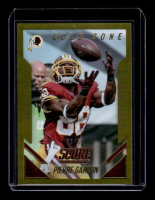 2015 Score Gold Zone #100 Pierre Garcon /50 - EXACT SCAN