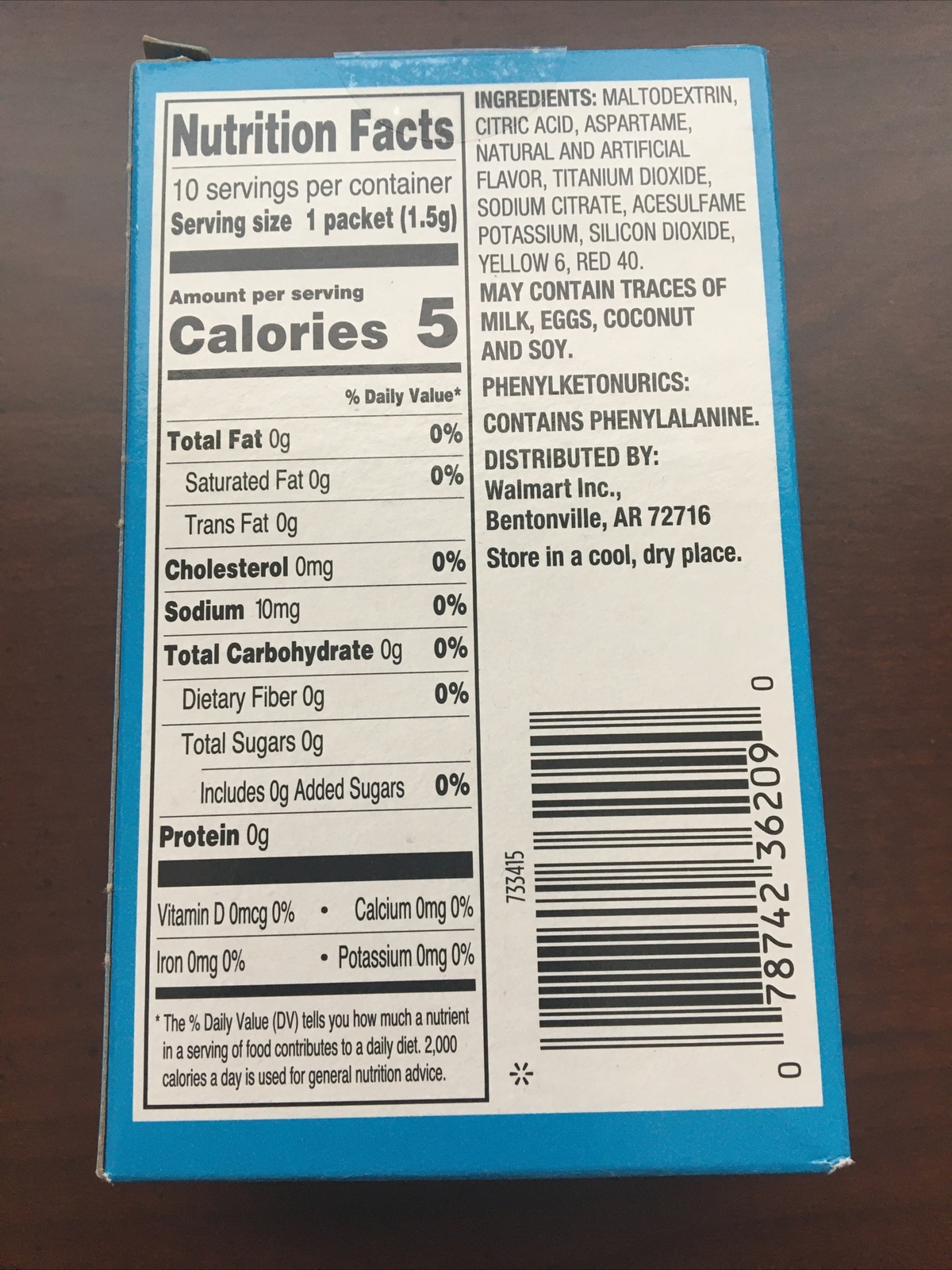 Tropical Melon Drink Mix Individual Packets Singles to go 78742362090