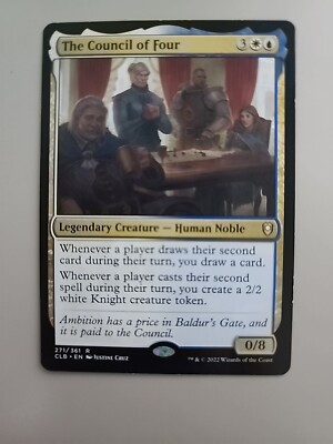 MTG The Council of Four Comm Legends: Battle for Baldur's Gate 271/361 Reg  Rare