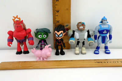 Teen Titans GO! 3-3.5  DC Comic Lotx6 Trigon, Beast Boy, Silky, Cyborg & Thunder