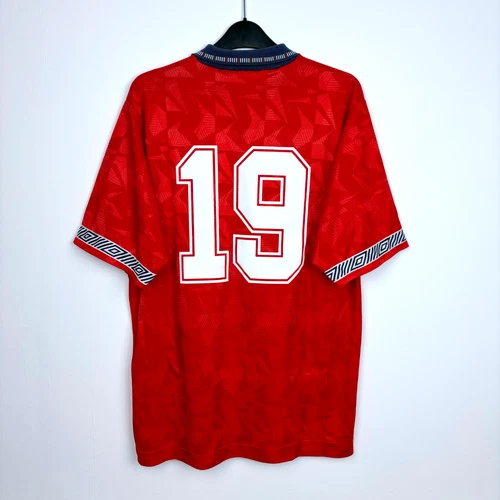 Original England 1990/1991/1992 Away Umbro Football Shirt - 19 (Gascoigne) - Picture 2 of 7