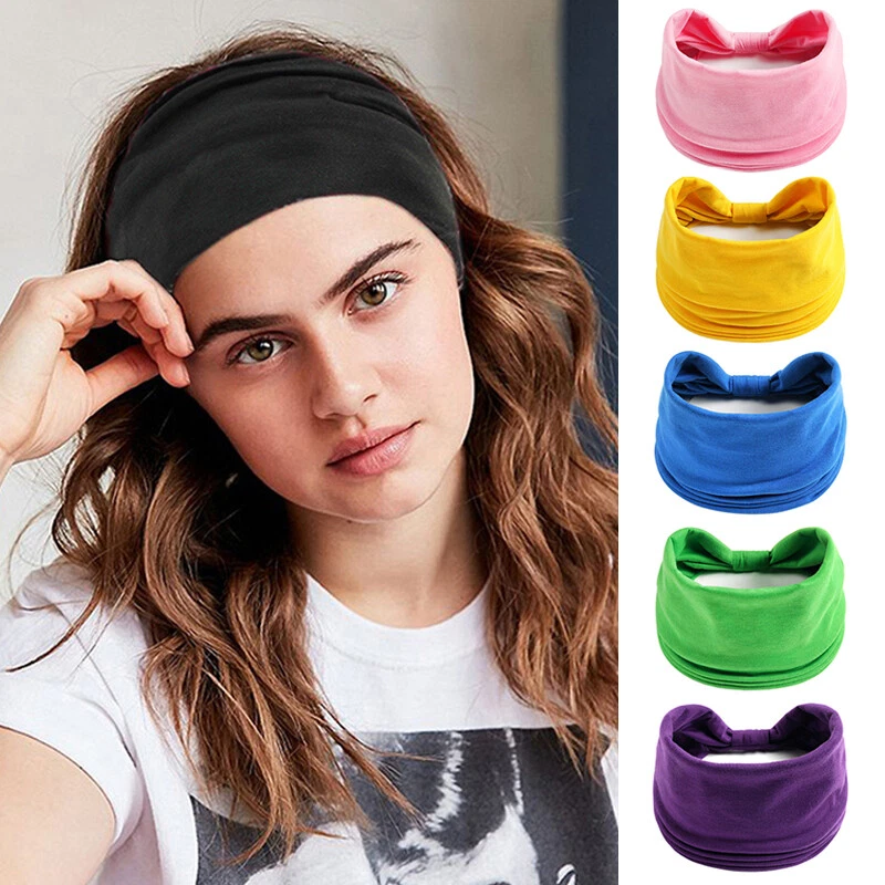 Cerchietto per Donna Ragazze Annodato Elastico Capelli Banda