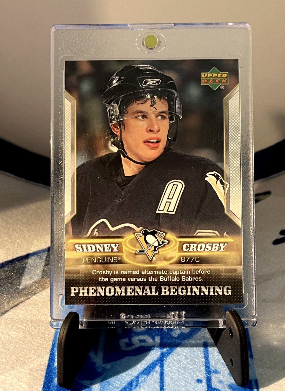 2005-06 Upper Deck Sidney Crosby Rookie Card Phenomenal Beginning RC Gem-Mint