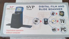 SVP FS1800 Digital Film And Slide Scanner W 32GB SD Card Included Sealed