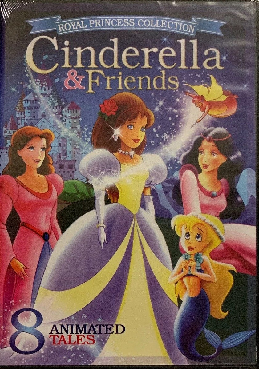 NEW Royal Princess Collection Cinderella & Friends DVD 8 Enchanted