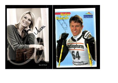 12 cartes autographes ski alpin original signé+A 156522
