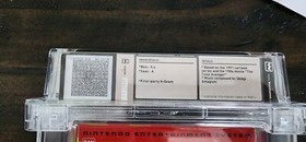 Toxic Crusaders Nintendo NES New Very Rare Game WATA Graded 9.4 A