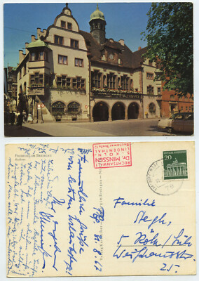 56365 - Freiburg - City Hall - postcard, expired 31.8.1967