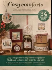 34 Cosy Comforts Designs For Cards And Gifts Christmas Cross Stitch Chart