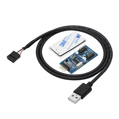 USB 2.0 Verlängerung Adapter 9-polig Header Data Übertragung für Computer