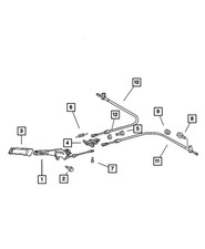 Genuine Mopar Parking Brake Cable 5098987aa