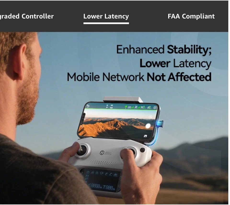 Holy Stone HS790 GPS 6K Camera Drone with 3 Axis Gimbal, FPV RC Quadcopter Drone - Image 4 of 4