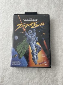 Target Earth (Sega Genesis, 1990) No Manual- Tested- Great- Authentic