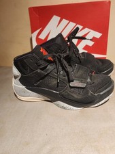 Nike Air Jordan Zion 2 Black Cement Smoke Grey Siren Red DV0992-060 Size 5.5Y