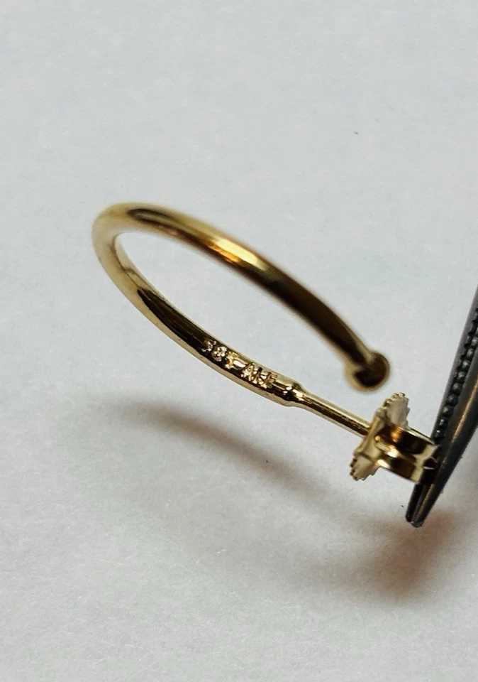 Pandora 14K Yellow Gold Hoop Earring ***SINGLE*** - Image 3 of 4