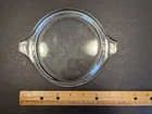 VTG Pyrex Glass Lid Only 470-C for Casserole Tab Handles