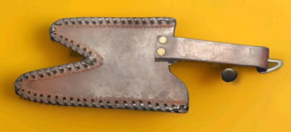 Very Rare Double Edge BK Scion With Thick Leather Holster - Image 3 of 3