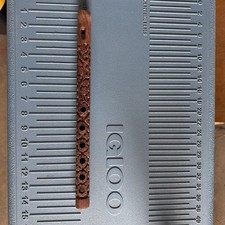 Vintage 13&rdquo; Hand Carved Wooden Recorder Flute