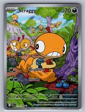 Scraggy 138/086 Holo Illustration Rare White Flare Pokemon Near Mint on eBay