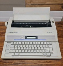 Smith Corona WordSmith Electric Typewriter Tested and Working w/ Cover KA13 thumbnail