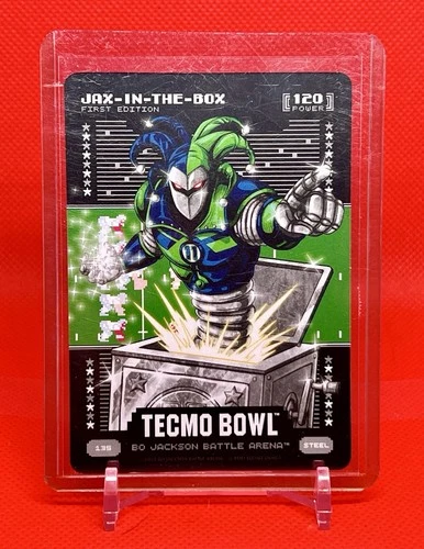 Jaxon Smith-Njigba BoBA Tecmo Bowl Jax-In-The-Box Steel #135 1st 120