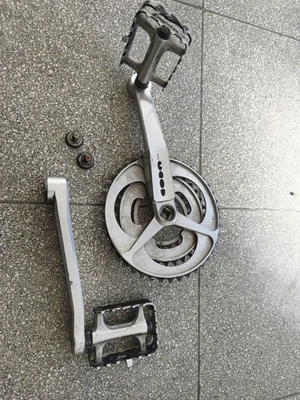 Coda 502M MTB Kurbelgarnitur 3-fach Alu silber mit Kurbelarmen & Blatt - Bild 1 von 4
