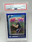 2024  Donruss - Rated Rookie Drake Maye #379 Optic Preview Blue Scope... PSA-10
