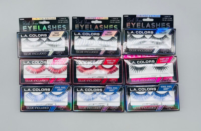 9 Pack L.A. COLORS Baby Eyelash Set   Assorted Styles False Lashes