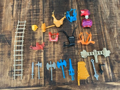 He-Man Vintage 1980's MOTU Masters Of The Universe Weapons Accessories & Bits