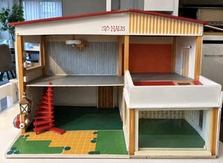 SIO Puppenhaus Vintage 70er Elektrik Möbel Puppen Zubehör großes Konvolut