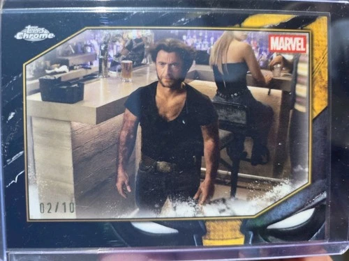 🔥 2025 Topps Chrome Marvel Wolverine Short King /10 SSP DEADPOOL 🔥 RARE!!