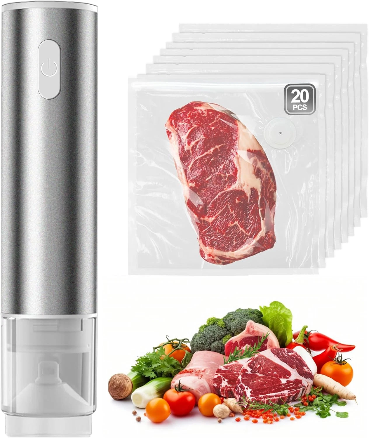 Handheld Vacuum Sealer for Food Fresh Storage Compact Vacuum Sealer Machine