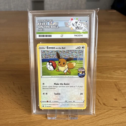 Eevee On The Ball 002/005 Futsal ACE 6 EX-MT Graded Pokemon Card