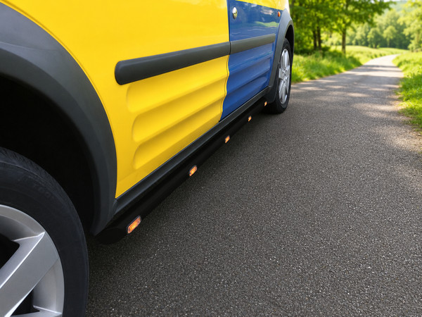 Schwarz Passend FüR 2019-2023 Vauxhall / Opel Combo E Stahl Seiten Stangen +-image