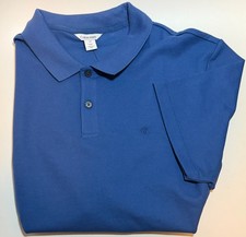 NWT CK Calvin Klein Men's True Navy Blue Polo Shirt Size Large