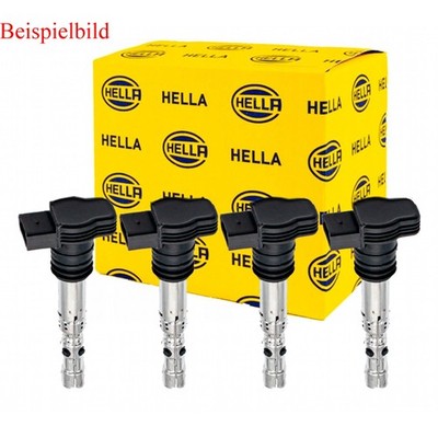 4x HELLA Zündspule Zündmodul Zündeinheit für Mazda 323 F VI BJ 1.6 1.5 16V