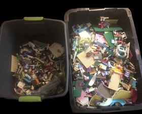 70 lb LEGO Lot - Minifigures, Dragons, Animals, Sets - Elves, Friends & Disney