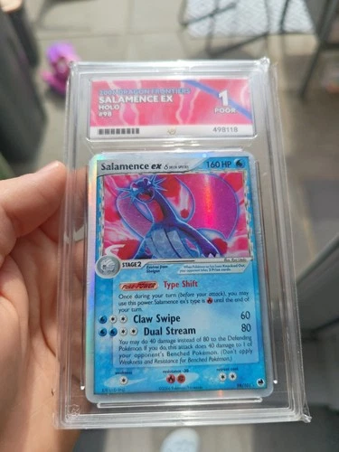 Pokemon Card Salamence EX Dragon Frontiers Delta Species Holo Card 98/101 ACE 1