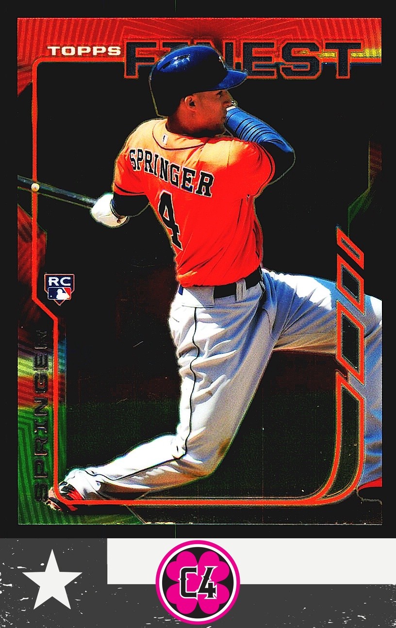 2014 Finest George Springer Rookie RC #39 Houston Astros