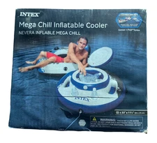 Intex Mega Chill Inflatable Cooler NIB 33” X33” X 11.5” 