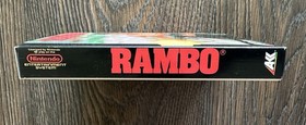 Rambo Complete in Box CIB (Nintendo, NES 1988) Great Shape w/Poster & Inserts!🔥