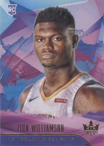 ZION WILLIAMSON 2019-20 PANINI COURT KINGS #72 LEVEL I ROOKIE RC