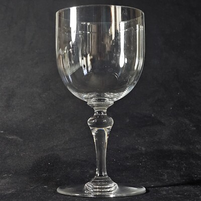 BACCARAT NORMANDIE TALL WATER GLASS, Hand-Blown Crystal, 6 1/2'', FRANCE
