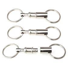 3 Detachable Key Chain Pull-Apart Key Separator-Keys for Car Home Office Mailbox