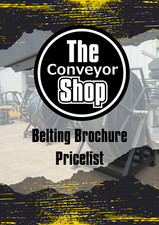 Conveyor belting , rubber flat and chevron in stock next day delivery