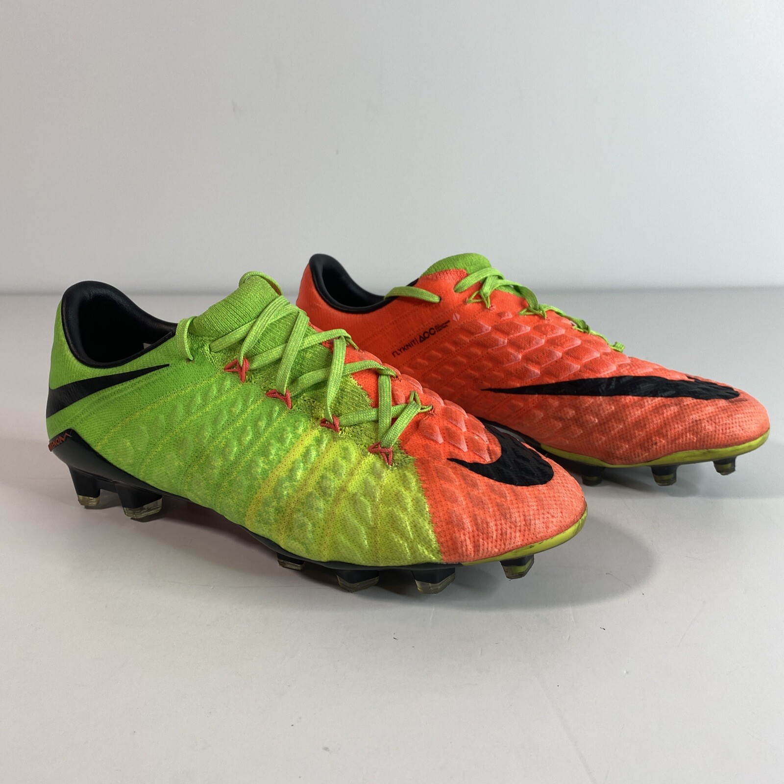 nike hypervenom green orange