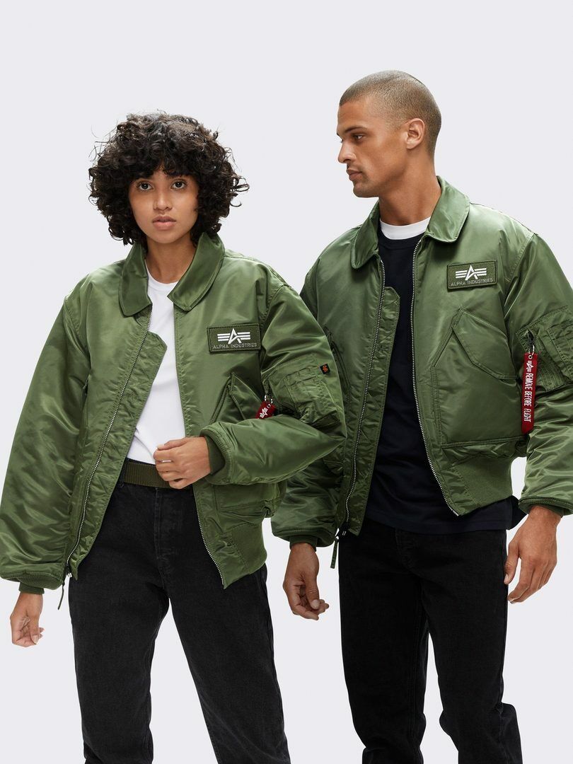 Alpha Industries CWU 45/P Flight Jacket Black,Sage,Replica Blue,Navy MJC22000C1