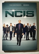 NCIS Season 18 4-Disc DVD, 2021 Maria Bello Rocky Carroll Brian NEW/SEALED