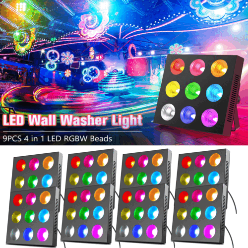 RGBW COB Wallwasher Strahler Bühnenlicht Bar DMX Disco Party Show Hallowen Deko - Bild 14 von 39